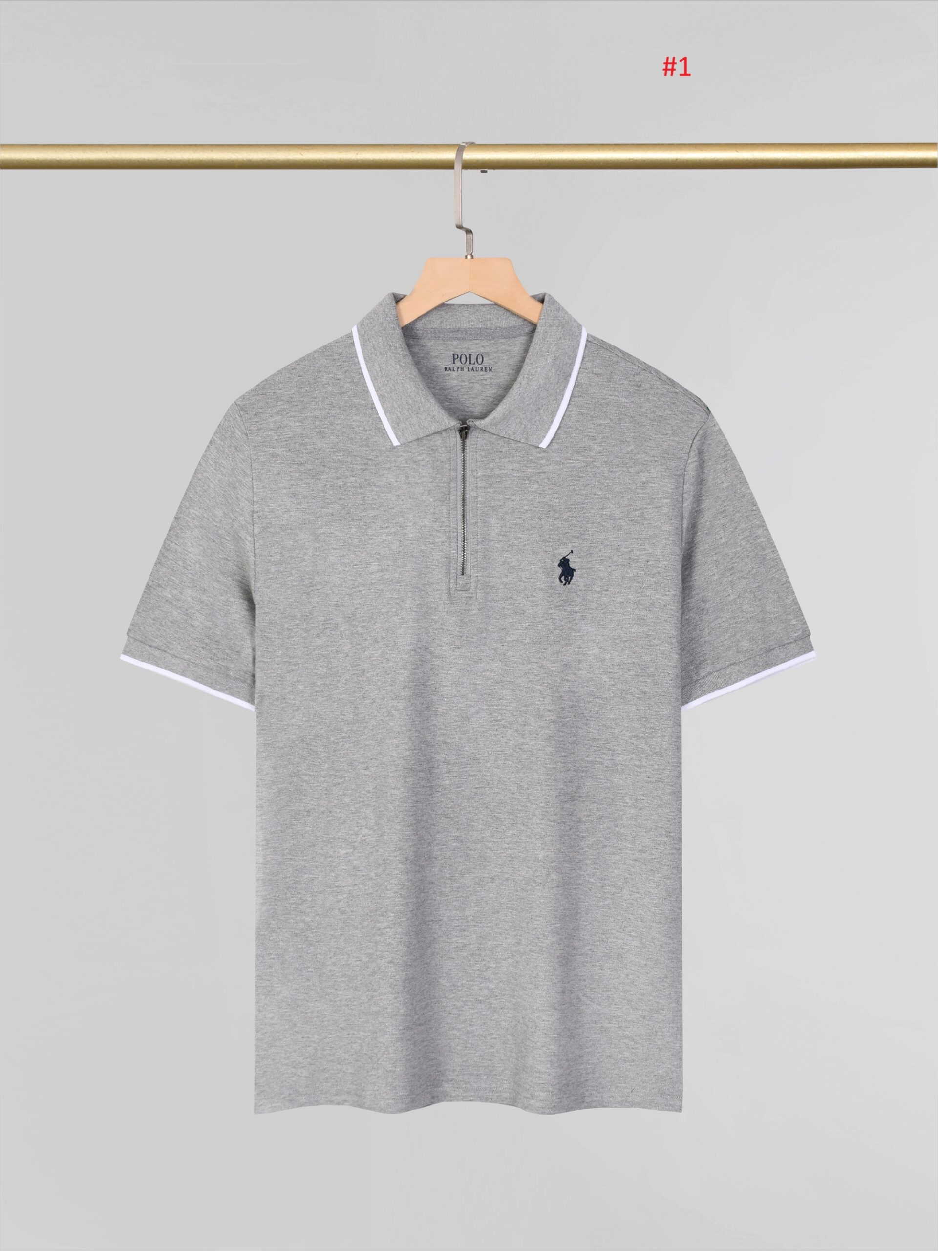 Polo Ralph Lauren חולצת פולו רוכסן לגברים – תמונה 2