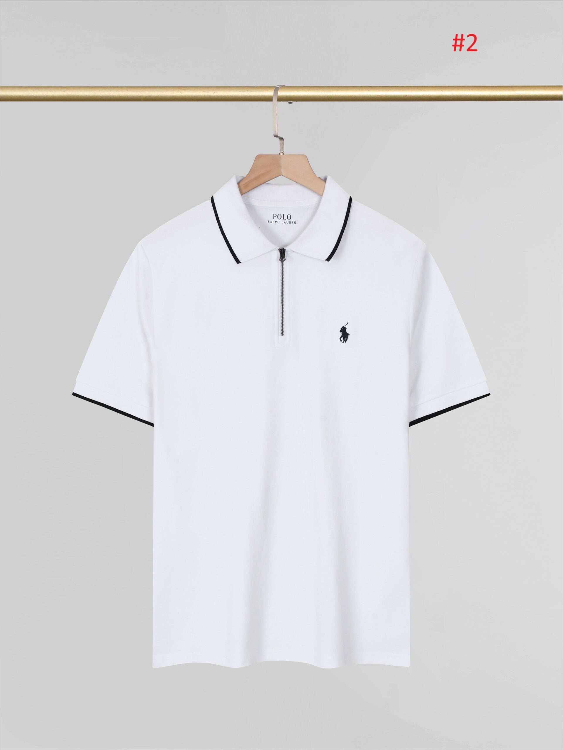Polo Ralph Lauren חולצת פולו רוכסן לגברים – תמונה 3