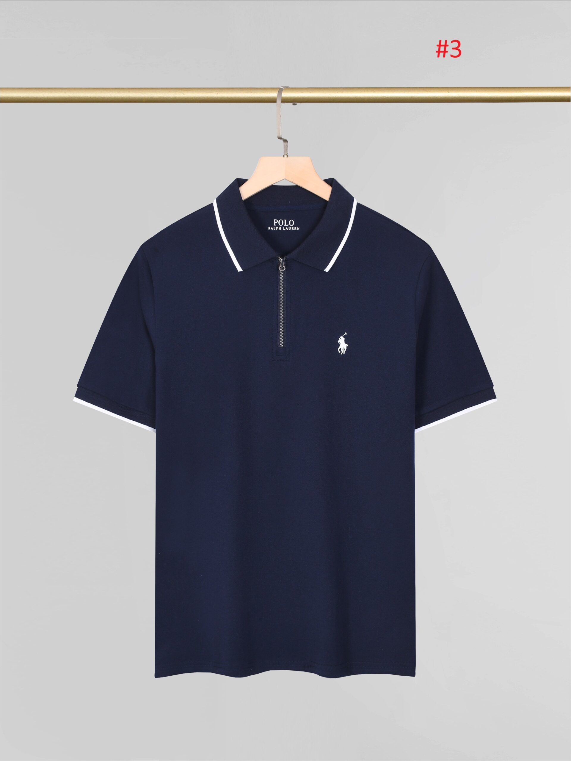 Polo Ralph Lauren חולצת פולו רוכסן לגברים – תמונה 4