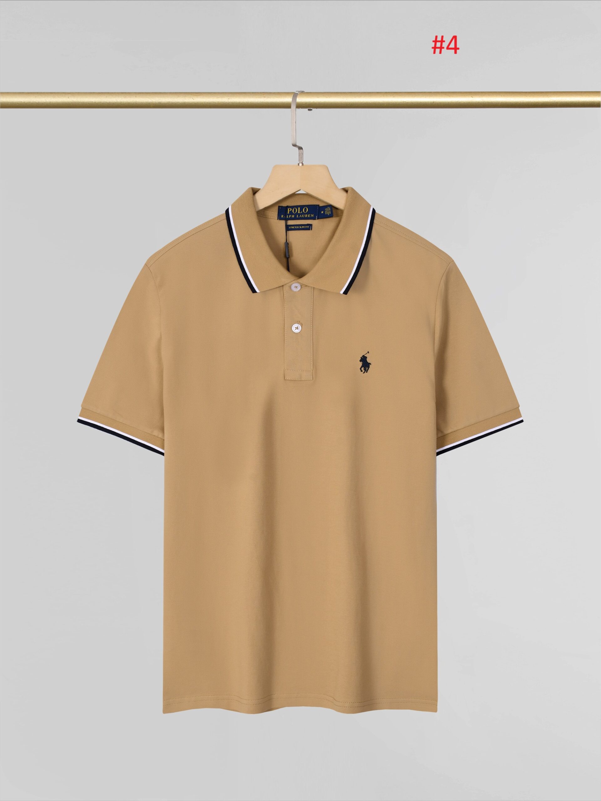 Polo Ralph Lauren חולצת פולו לגברים Stretch Slim Fit – תמונה 5