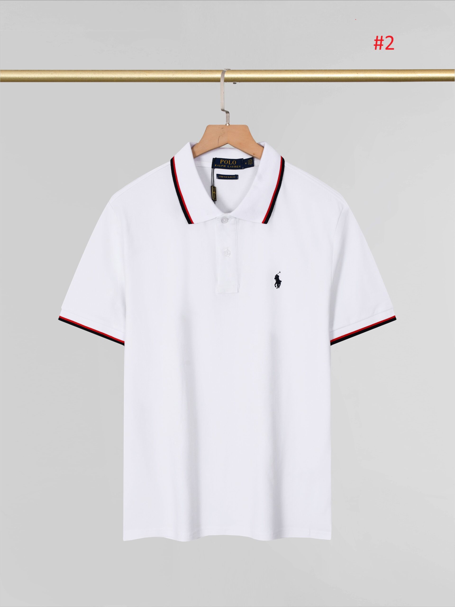 Polo Ralph Lauren חולצת פולו לגברים Stretch Slim Fit – תמונה 3