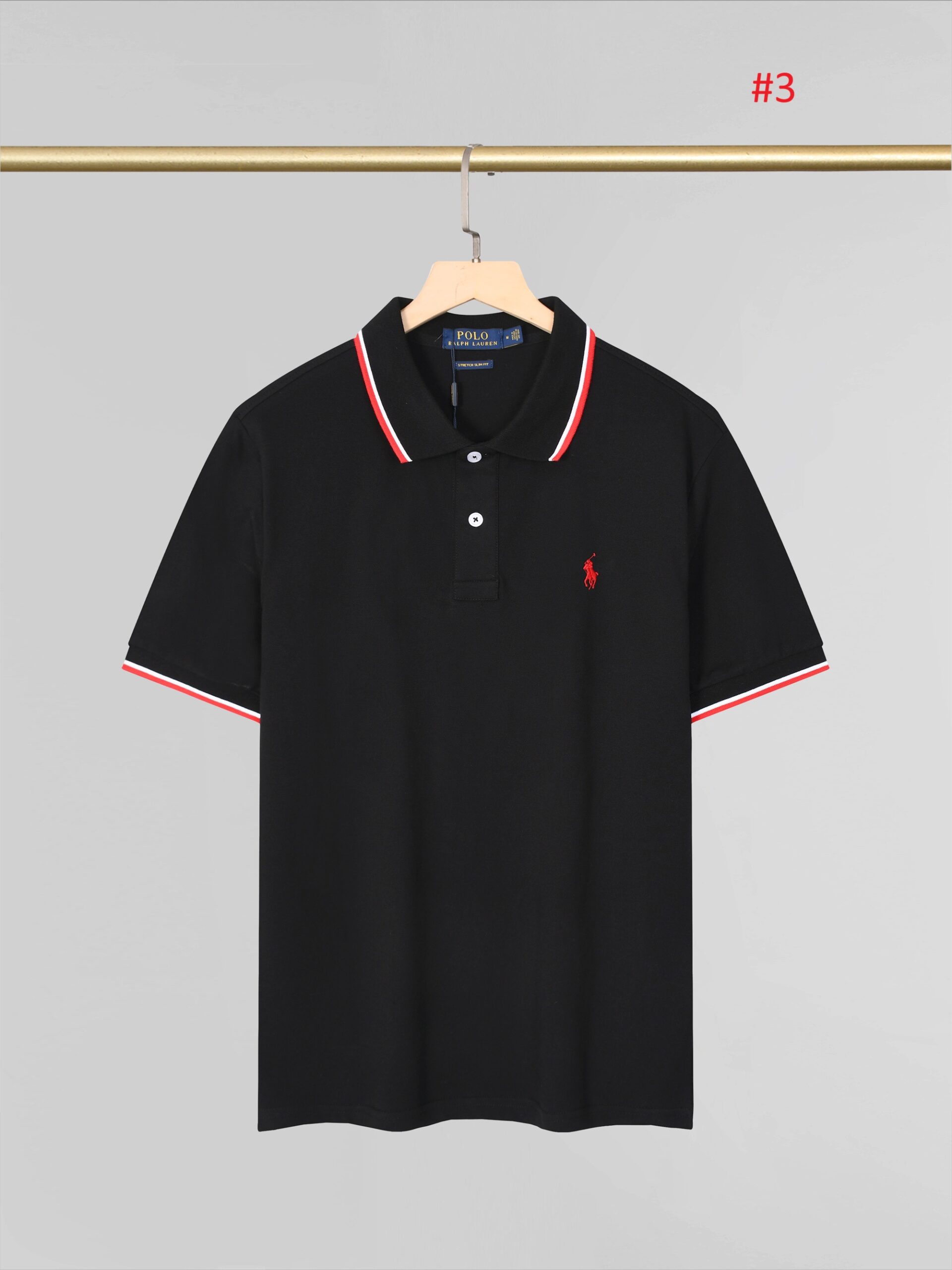 Polo Ralph Lauren חולצת פולו לגברים Stretch Slim Fit – תמונה 4