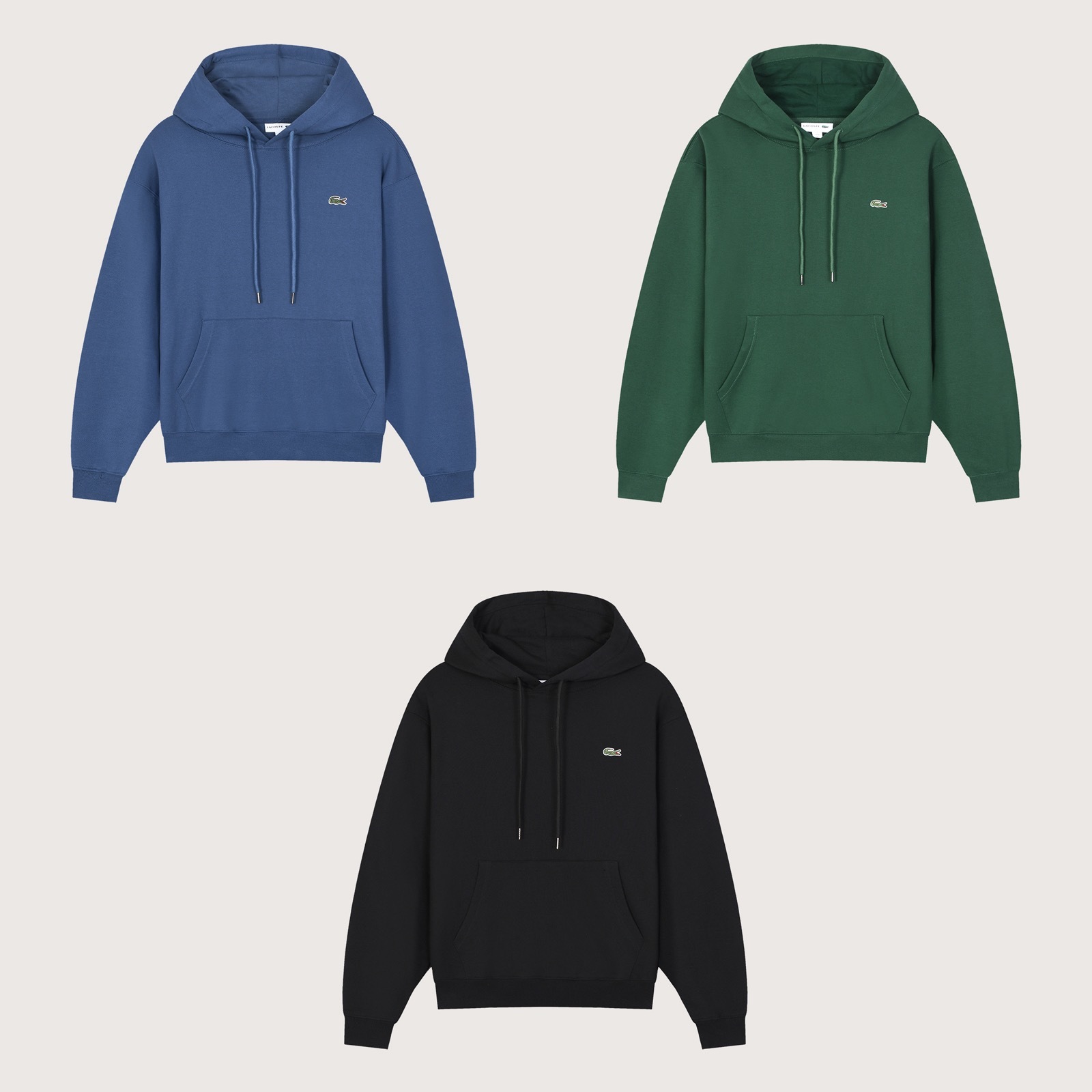 LACOSTE קפוצ'ון לוגו תנין קלאסי – תמונה 7