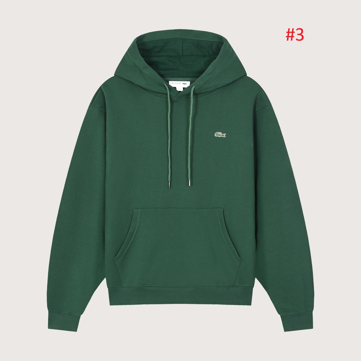 LACOSTE קפוצ'ון לוגו תנין קלאסי – תמונה 4