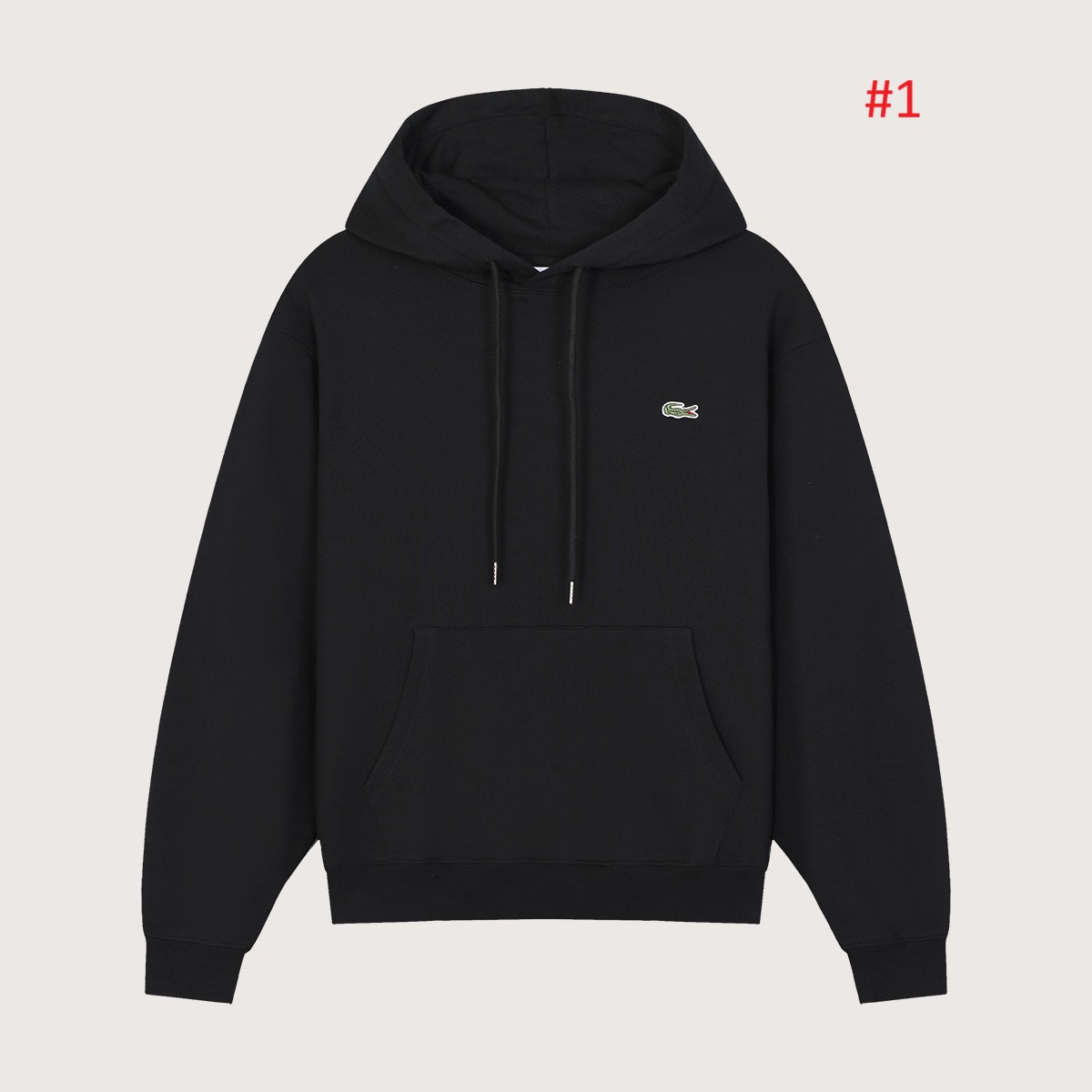 LACOSTE קפוצ'ון לוגו תנין קלאסי – תמונה 2