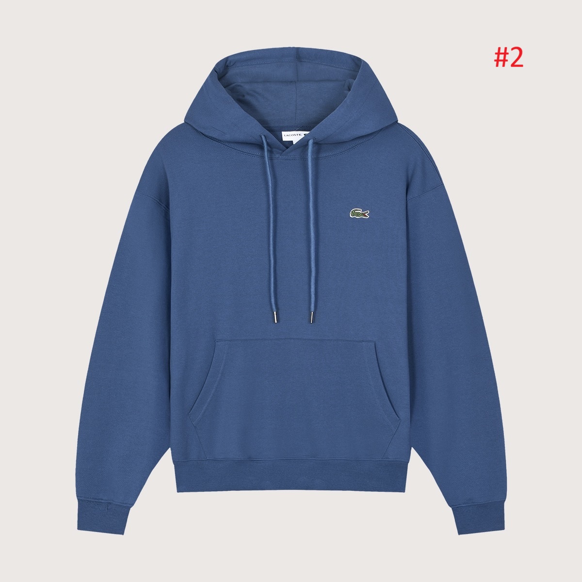 LACOSTE קפוצ'ון לוגו תנין קלאסי – תמונה 3