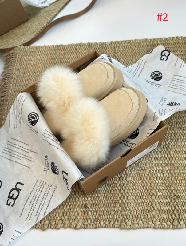UGG כפכפי בית פרוותיים פלטפורמה – תמונה 3