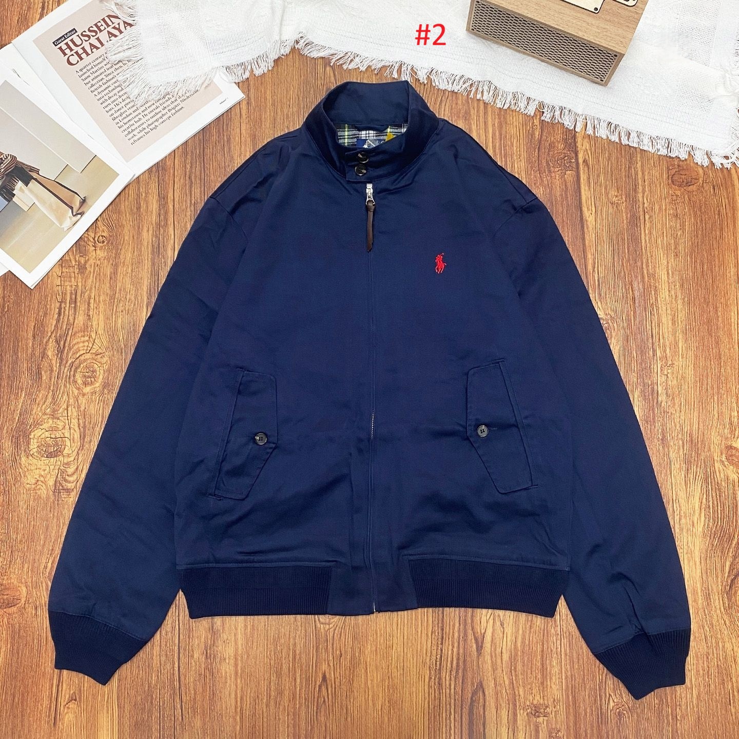 POLO RALPH LAUREN מעיל Harrington לגברים – תמונה 4