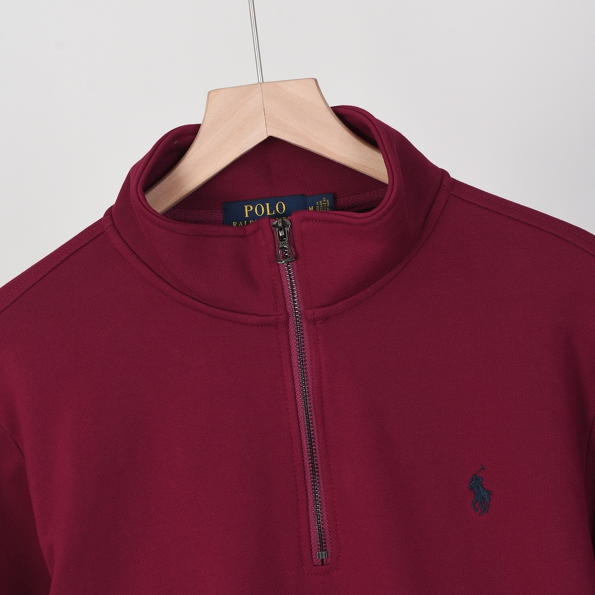 POLO RALPH LAUREN סווטשירט רבע-רוכסן לגברים – תמונה 6