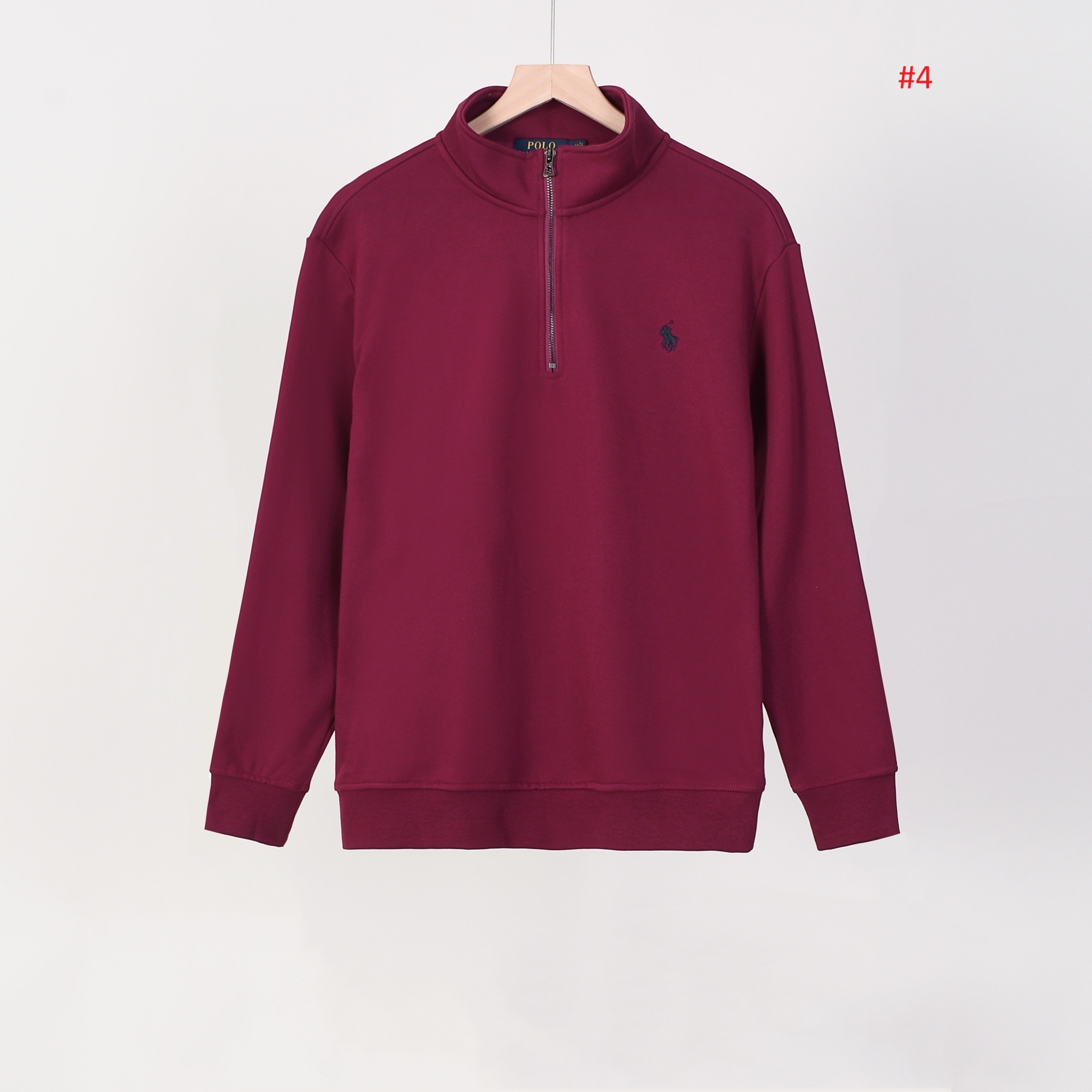POLO RALPH LAUREN סווטשירט רבע-רוכסן לגברים – תמונה 5