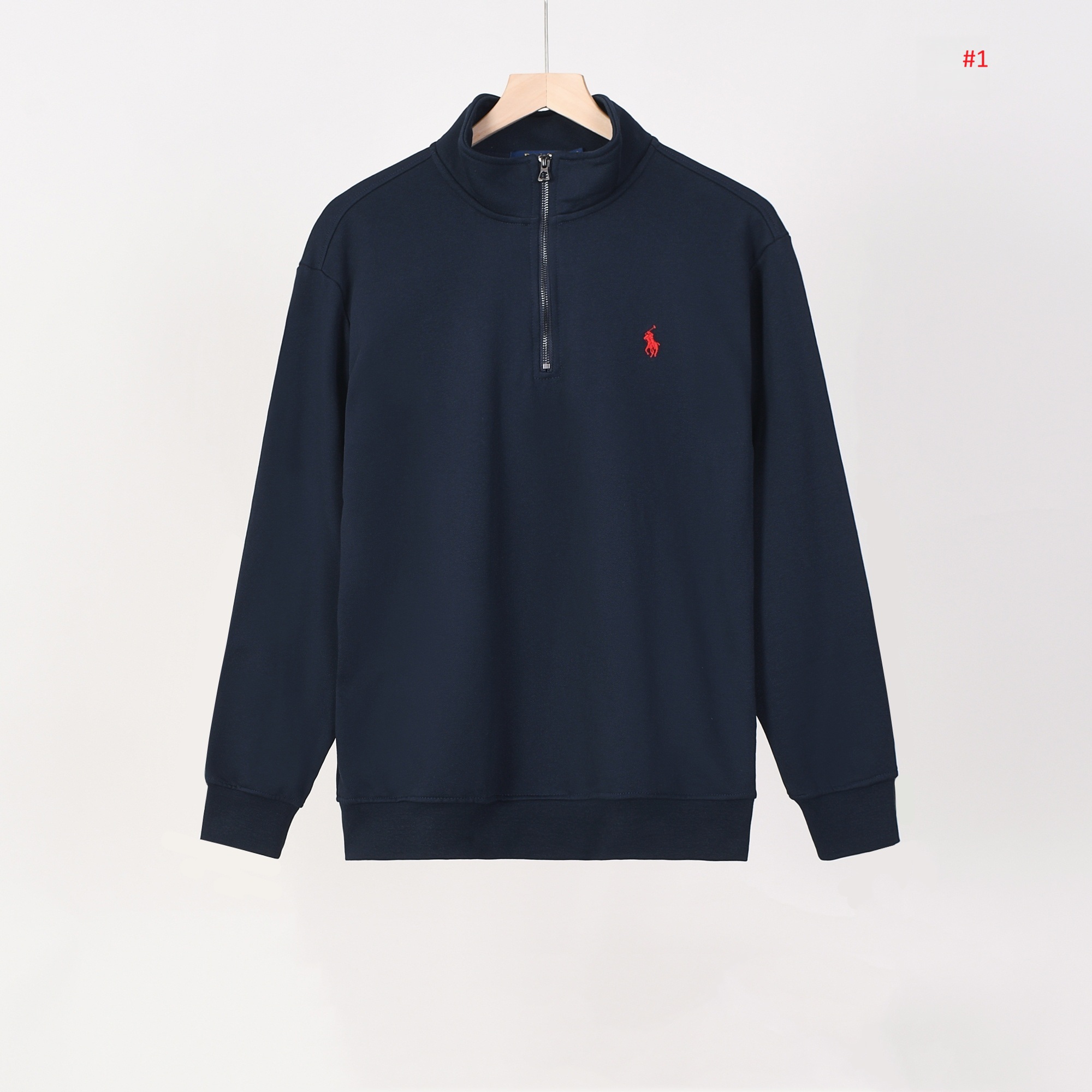 POLO RALPH LAUREN סווטשירט רבע-רוכסן לגברים – תמונה 2