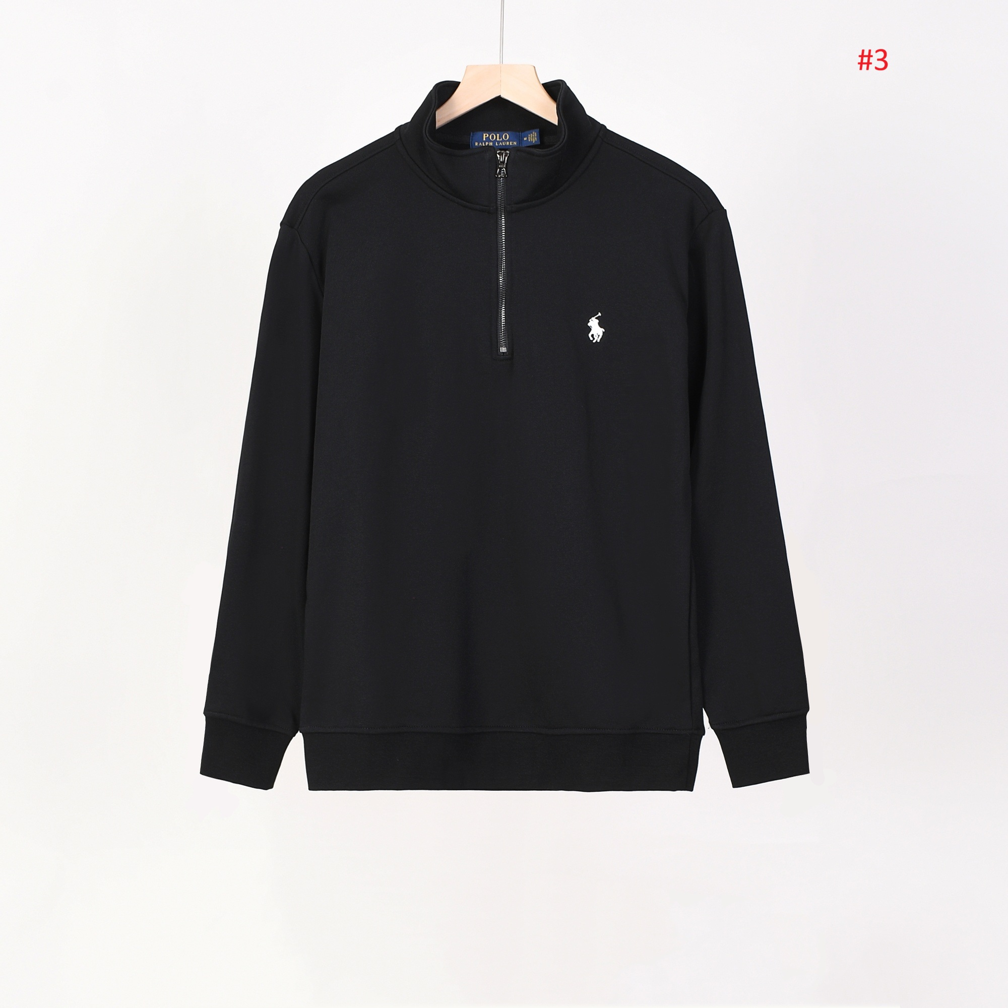 POLO RALPH LAUREN סווטשירט רבע-רוכסן לגברים – תמונה 4