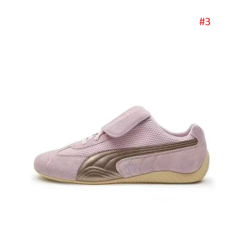 PUMA סניקרס נהיגה זמש-רשת עם לשונית סקוץ׳ – תמונה 4
