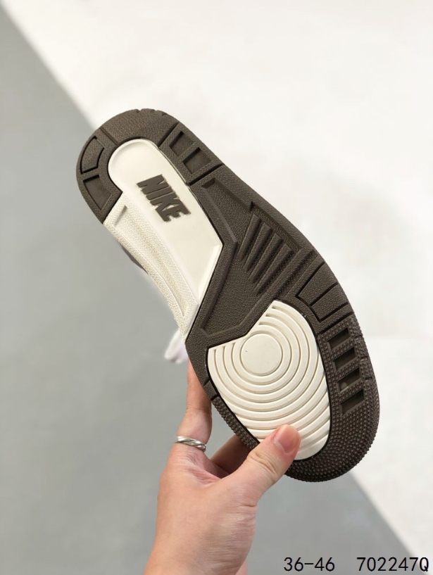 Nike Air Jordan 3 סניקרס כדורסל עם Swoosh – תמונה 6