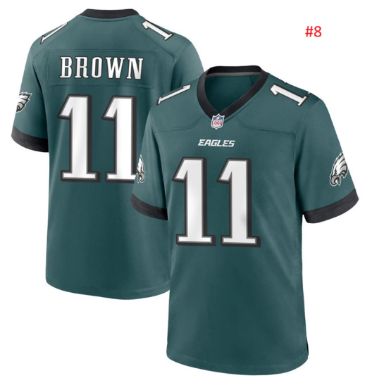 NFL ג'רזי אוהדים Philadelphia Eagles שרוול קצר – תמונה 9