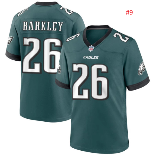 NFL ג'רזי אוהדים Philadelphia Eagles שרוול קצר – תמונה 10