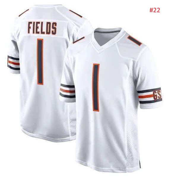 ג'רזי פוטבול Chicago Bears לבן, FIELDS 1, סגנון נקי