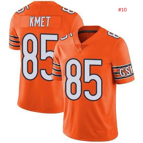 ג'רזי פוטבול Chicago Bears כתום, KMET 85, מבט כפול