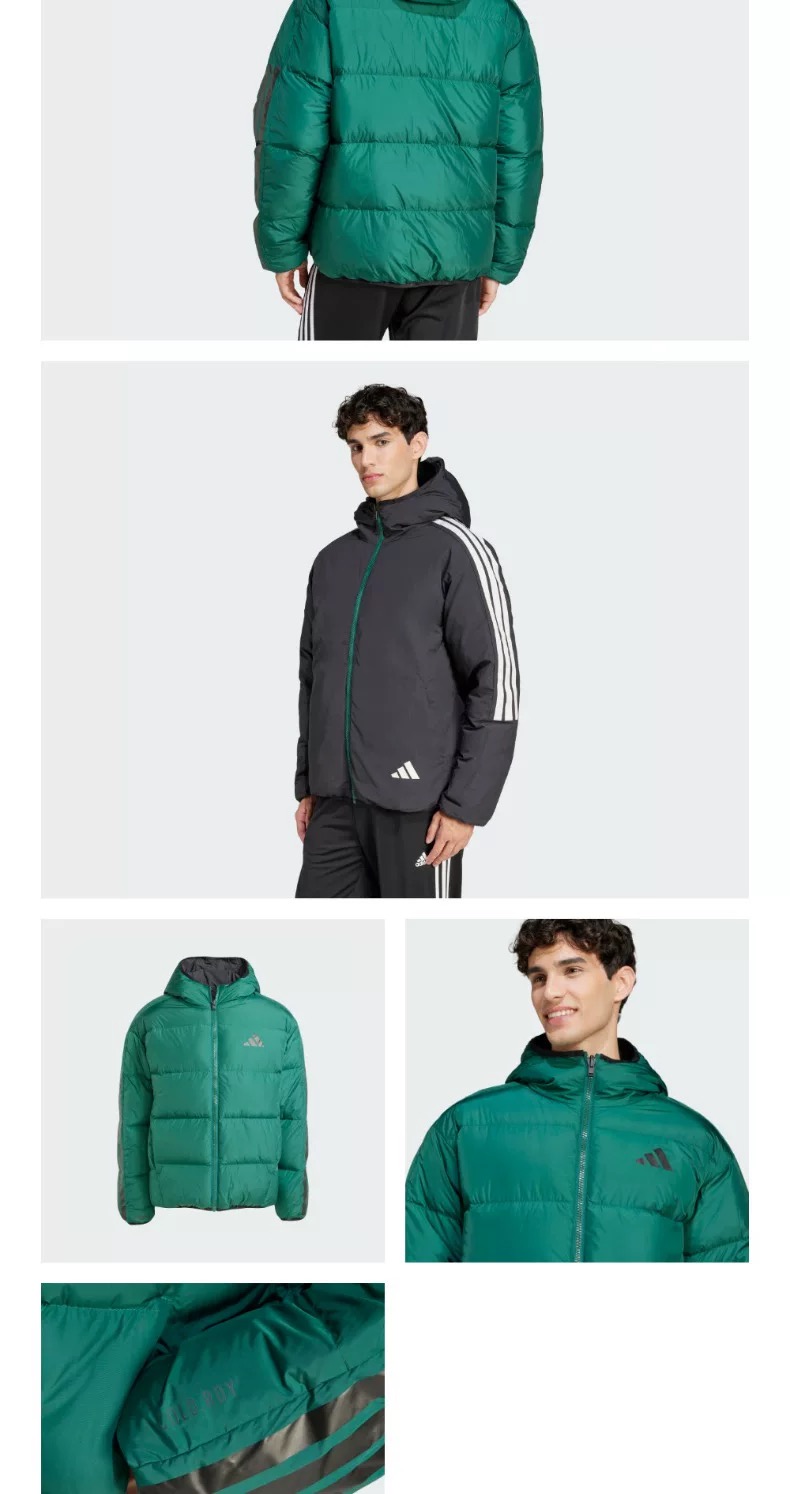 adidas מעיל פוך הפיך לגברים COLD.RDY – תמונה 5