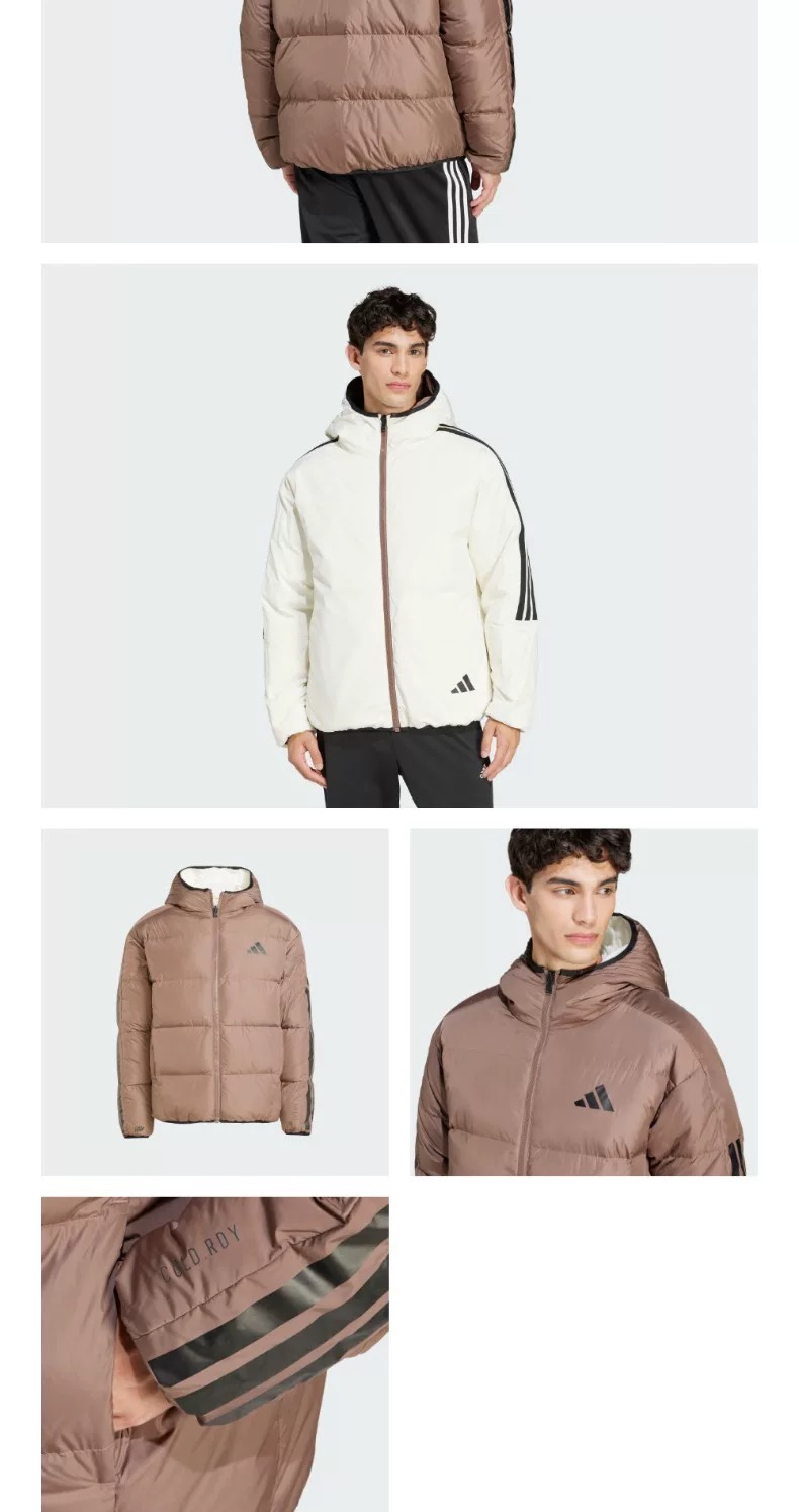 adidas מעיל פוך הפיך לגברים COLD.RDY – תמונה 8