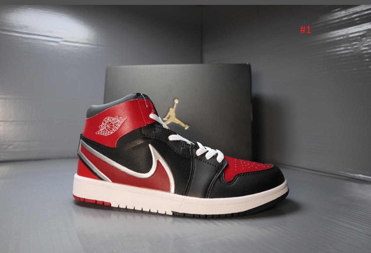 Air Jordan 1 נעלי סניקרס מיד-טופ – תמונה 2
