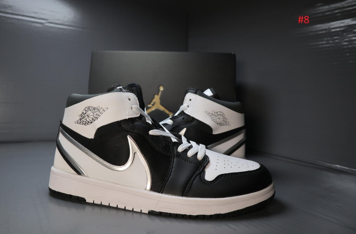 Air Jordan 1 נעלי סניקרס מיד-טופ – תמונה 10