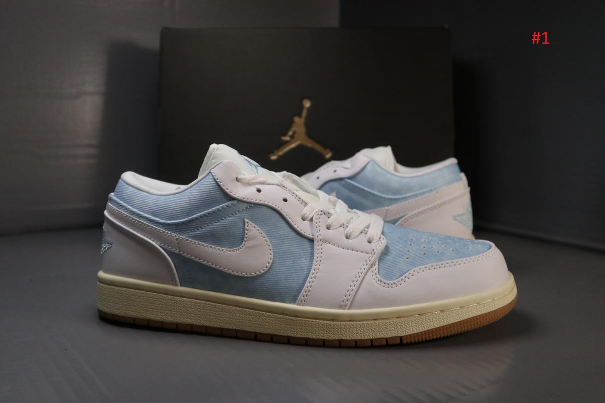 Jordan 1 Low סניקרס נמוכות לייף-סטייל – תמונה 2