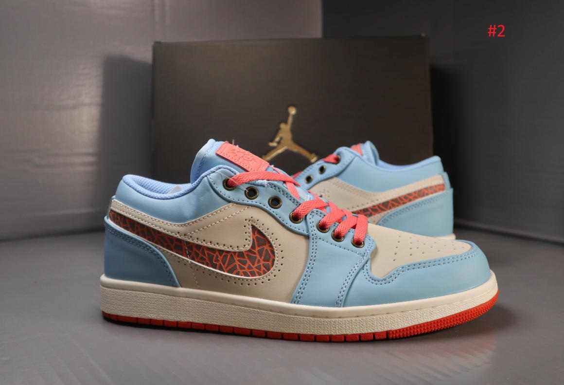 Jordan 1 Low סניקרס נמוכות לייף-סטייל – תמונה 3