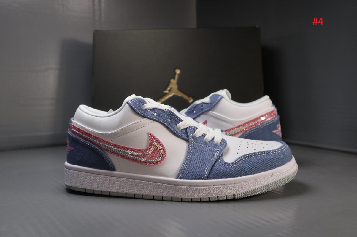 Jordan 1 Low סניקרס נמוכות לייף-סטייל – תמונה 5