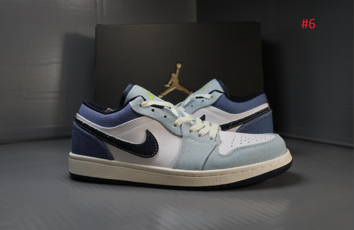 Jordan 1 Low סניקרס נמוכות לייף-סטייל – תמונה 7