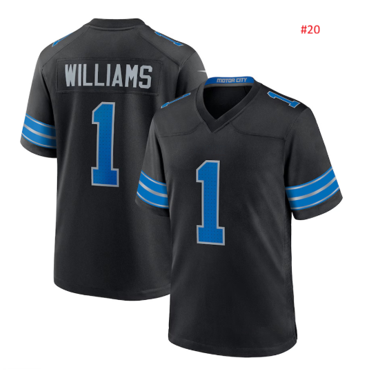 חולצת אוהדים Detroit Lions לגברים עם שם/מספר שחקן – תמונה 21
