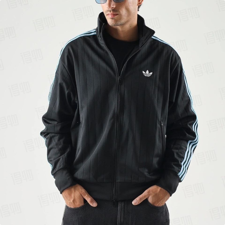 adidas Originals ג'קט טרנינג 3‑Stripes קלאסי – תמונה 10