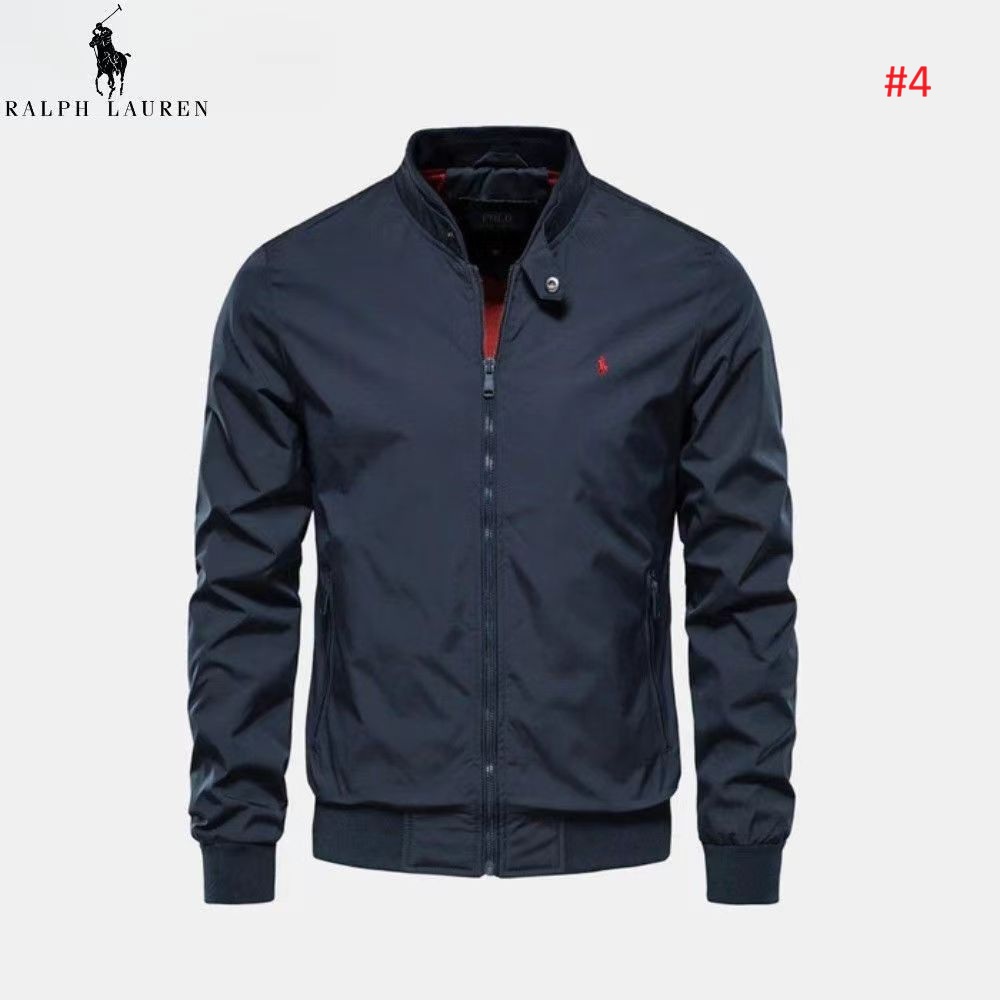 ז'קט בומבר לגברים Ralph Lauren בצבע כחול כהה, מבט מלפנים