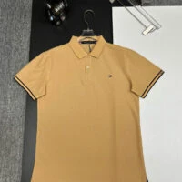 חולצת פולו בשילוב לוגו לגברים טומי TOMMY