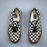 ואנס משבצות שחור לבן גברים נשים VANS