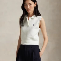 סריג קצר ללא שרוולים לנשים פולו ראלף לורן Ralph Lauren