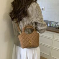 תיק יד קטן עם ידיות איב סאן לורן Yves Saint Laurent