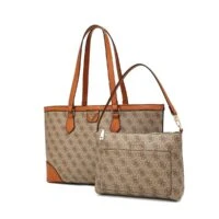 שני תיקי צד תואמים עם ידיות לנשים גאס GUESS