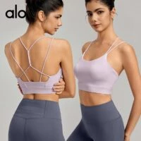 גוזיית ספורט רצועות אלו יוגה ALO YOGA