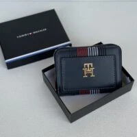 ארנק מרובע עם רוכסן לגברים TOMMY HILFIGER טומי הילפיגר