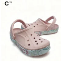 כפכפ קרוקס CROCS סוליה מצויירת לנשים