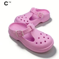 כפכפי קרוקס CROCS לנשים עם אבזם