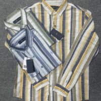 חולצות פסים ארוכות מכופתרות לגבר ראלף לורן RALPH LAUREN
