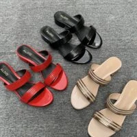סנדל רצועות עקב נמוך לנשים אלדו ALDO