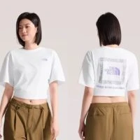 חולצת טי The North Face עם לוגו בגב – יוניסקס לנוער