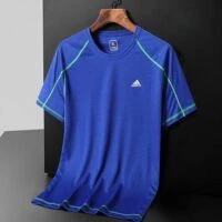 חולצת טי ספורטיבית לגברים של Adidas המתייבשת במהירות