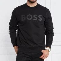 סווטשירט לגברים עם לוגו BOSS גדול