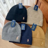כובע גרב סרוג עם לוגו רקום Polo Ralph Lauren
