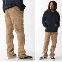 Carhartt מכנסי עבודה לגברים עם כיסי כלי עבודה