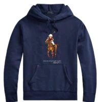 Polo Ralph Lauren קפוצ׳ון עם הדפס Polo Bear